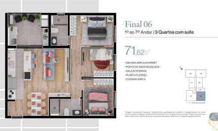 Blossom Urban Habitat - Apartamento à venda no bairro Bacacheri - Curitiba/PR