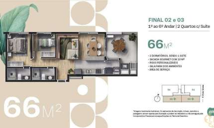 Cravo Casa Nativa - Apartamento à venda no bairro Portão - Curitiba/PR