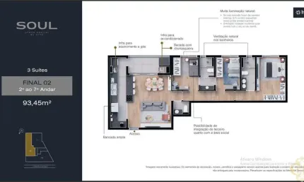 Soul urban habitat - apartamento à venda no bairro boa vista - curitiba/pr