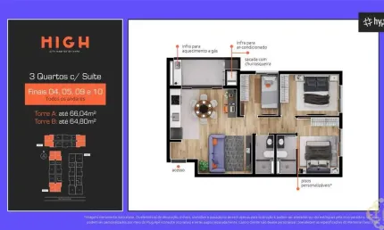 High City Habitat - Apartamento à venda no bairro Novo Mundo - Curitiba/PR