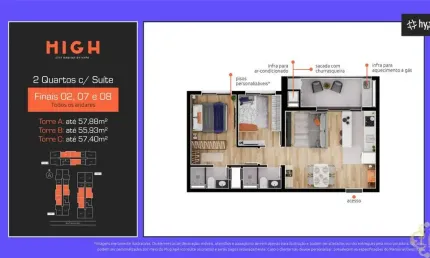 High City Habitat - Apartamento à venda no bairro Novo Mundo - Curitiba/PR