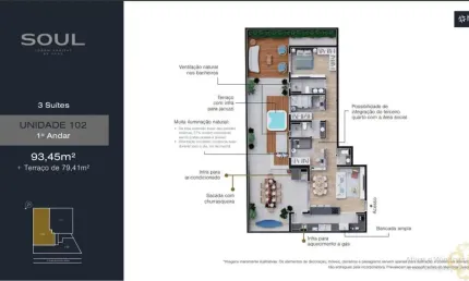 Soul urban habitat - apartamento à venda no bairro boa vista - curitiba/pr