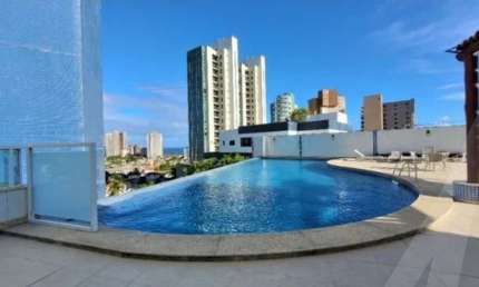 Apartamento em patamares com 3 suítes para venda vista mar