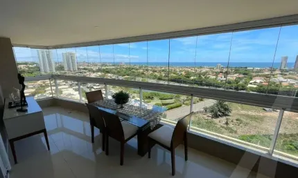 Apartamento para venda com 3 suítes vista mar em patamares na rua Quixadá residencial Ondas de Patamares