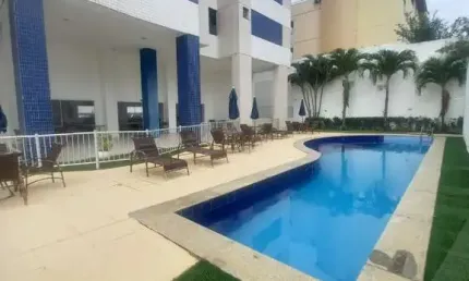 Apartamento cobertura duplex com 3 quartos e 3 suítes 2 vagas de garagens para venda em Lauro de Freitas mobiliado com total infraestrutura