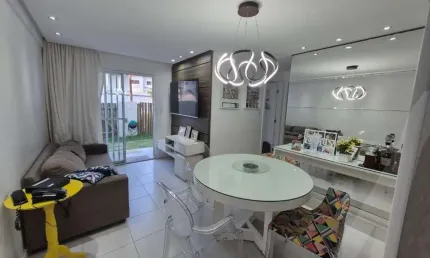 Casa village em stella maris para locação em condomínio com 2 quartos e 1 suíte com piscina no condomínio 1 vaga proximo praia e pipa