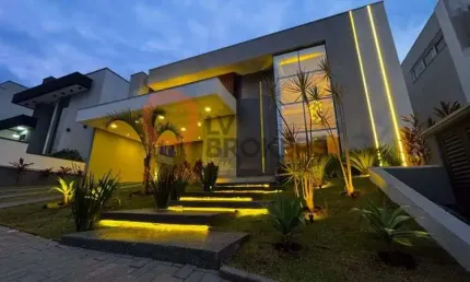 CONDOMINIO MOSAICO ESSENCE - CASA TERREA - 4 SUITES - HOME OFFICE - PISCINA - PLANEJADOS