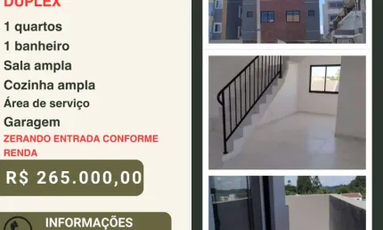 Cobertura duplex no iguaçu zerando entrada conforme renda