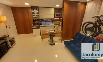 Apartamento mobiliado à venda no splendya i alphaville