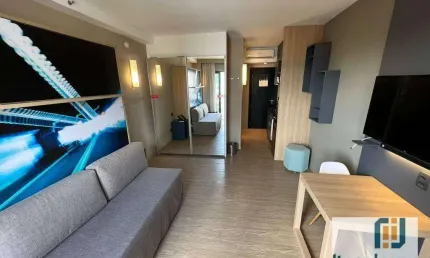 Flat com 1 quarto à venda na Alameda Mamoré, Alphaville, Barueri