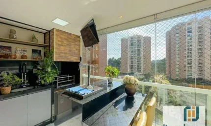 Apartamento com 3 dormitórios à venda, 136 m² por R$ 1.899.000,00 - Centro Empresarial Tamboré - Santana de Parnaíba/SP