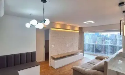 Apartamento com 1 dormitório para alugar, 50 m² por R$ 6.670/mês - Edifício Novare - Barueri/SP