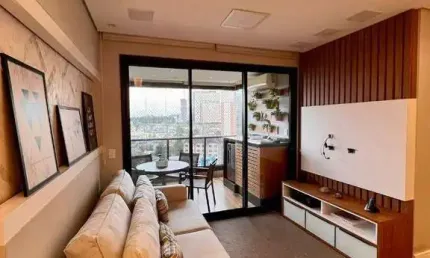 Apartamento mobiliado para locação no Present Alphaville