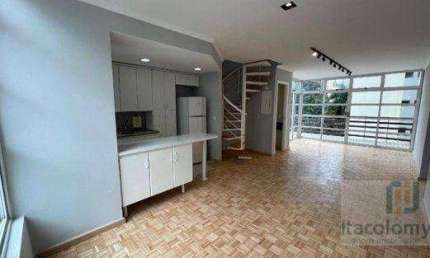 Apartamento Duplex com 1 dormitório, 86 m² - venda por R$ 880.000 ou aluguel por R$ 6.950/mês - Edifício Loft - Alphaville Industrial Barueri/SP