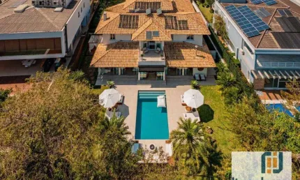Casa estilo mediterrâneo totalmente reformada e estuda proposta mobiliada - alphaville conde