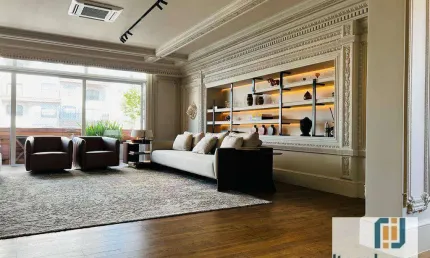 Apartamento lindo mobiliado à venda no edifício claudio, higienópolis