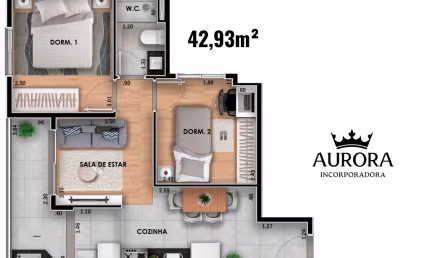 Apartamento de 2dorms a 650m do metrô Vila  Matilde