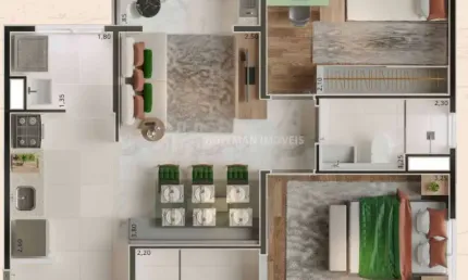 Apartamento em construção a venda Santa Terezinha Santo André