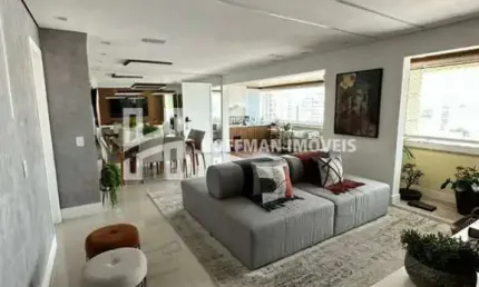 Apartamento à venda com varanda gourmet - 03 suítes, 03 vagas, lazer completo - centro, santo andré