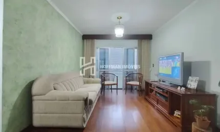 Apartamento mobiliado à venda, 03 dormitórios, 01 suíte, 02 vagas, santa maria - são caetano/sp