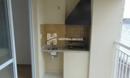Apartamento de 70m² com 02 dormitórios, 01 suite, varanda gourmet e 01 vaga no bairro Fundação - SCS