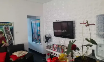 Casa à venda com vaga de garagem e salão comercial no bairro cerâmica em são caetano do sul