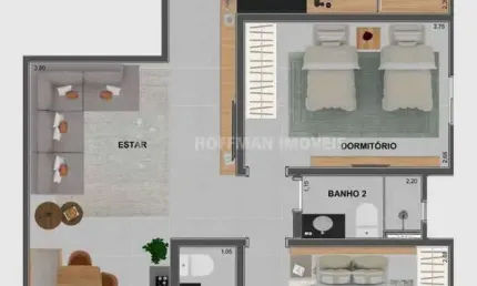 Lançamento - apartamento à venda no bairro nova gerty - previsão maio/2025