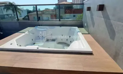 Cobertura á venda no bairro valparaíso em santo andré com 150m² - semi mobiliada