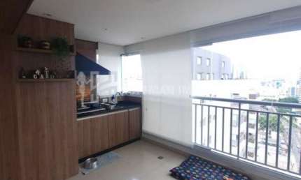 Apartamento com 03 Suites, Varanda Gourmet com Churrasqueira e 02 Vagas paralelas - Santo André