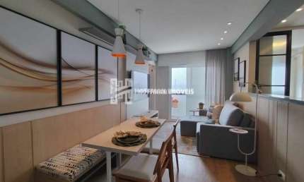 Apartamento 43,80m² com 01 dormitório, 01 vaga com sacada - Santa Paula - São Caetano do Sul