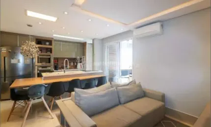 Apartamento com  2 suítes 2 vagas com sacada gourmet a venda no Barcelona em SCS