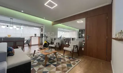 Apartamento 4 dormitórios sendo 2 suítes e 1 escritório no Santa Paula