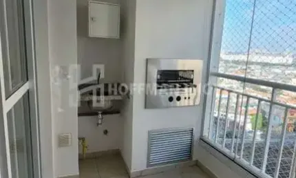 Apartamento com 2 dormitórios 1 suíte 1 vaga com sacada grill a venda no fundação em scs
