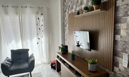Apartamento na praia com 2 quartos à venda no canto do forte, praia grande