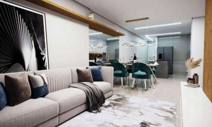 Apartamento para Venda em Praia Grande, Caiçara, 2 dormitórios, 2 suítes, 3 banheiros, 2 vagas