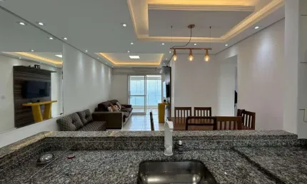 Apartamento para Venda em Praia Grande, Mirim, 2 dormitórios, 1 suíte, 2 banheiros, 1 vaga