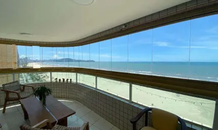 Apartamento para venda em praia grande, aviação, 3 dormitórios, 3 suítes, 4 banheiros, 2 vagas