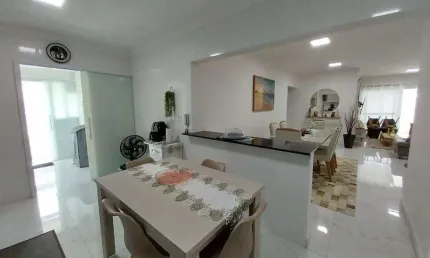 Apartamento para Venda em Praia Grande, Guilhermina, 3 dormitórios, 3 suítes, 4 banheiros, 2 vagas