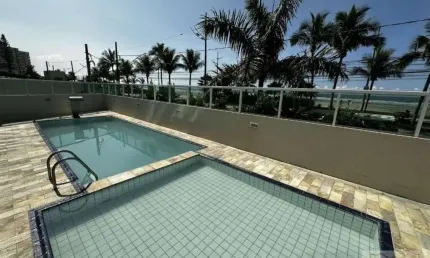 Apartamento para venda em praia grande, mirim, 2 dormitórios, 1 suíte, 2 banheiros, 1 vaga