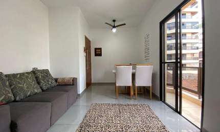 Apartamento para Venda em Praia Grande, Vila Guilhermina, 1 dormitório, 1 banheiro, 1 vaga