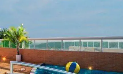 Apartamento para Venda em Praia Grande, Vila Guilhermina, 1 dormitório, 1 suíte, 1 banheiro, 1 vaga