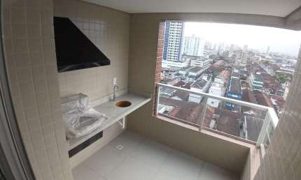 Apartamento para Venda em Praia Grande, Aviação, 2 dormitórios, 1 suíte, 2 banheiros, 1 vaga