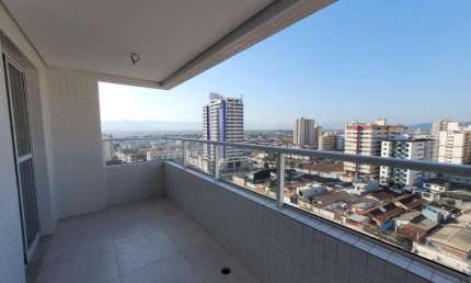 Apartamento para Venda em Praia Grande, Aviação, 1 dormitório, 1 suíte, 2 banheiros, 1 vaga