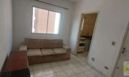 Apartamento para Locação em Praia Grande, Canto do Forte, 1 dormitório, 1 banheiro, 1 vaga