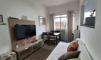 Apartamento para Venda em Praia Grande, Canto do Forte, 2 dormitórios, 1 banheiro, 1 vaga