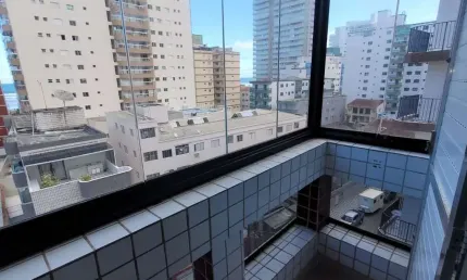 Apartamento para Locação em Praia Grande, Aviação, 2 dormitórios, 1 banheiro, 1 vaga