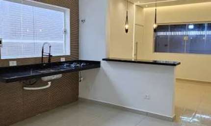 Casa para Venda em Praia Grande, Caiçara, 3 dormitórios, 2 suítes, 3 banheiros, 2 vagas