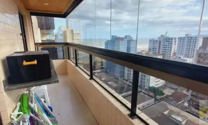 Apartamento para Venda em Praia Grande, Canto do Forte, 2 dormitórios, 1 suíte, 2 banheiros, 2 vagas