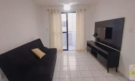 Apartamento para venda em praia grande, canto do forte, 1 dormitório, 1 banheiro, 1 vaga