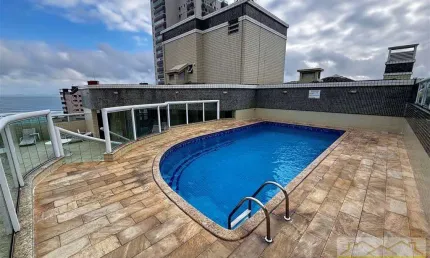 Apartamento para Venda em Praia Grande, Guilhermina, 2 dormitórios, 1 suíte, 2 banheiros, 1 vaga